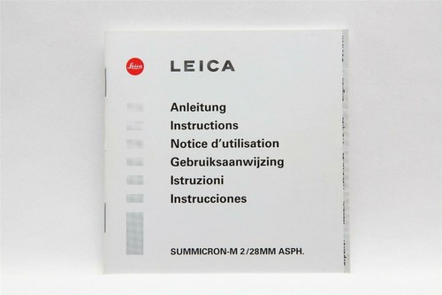 Excellent leica summicron - excellent, summicron-m